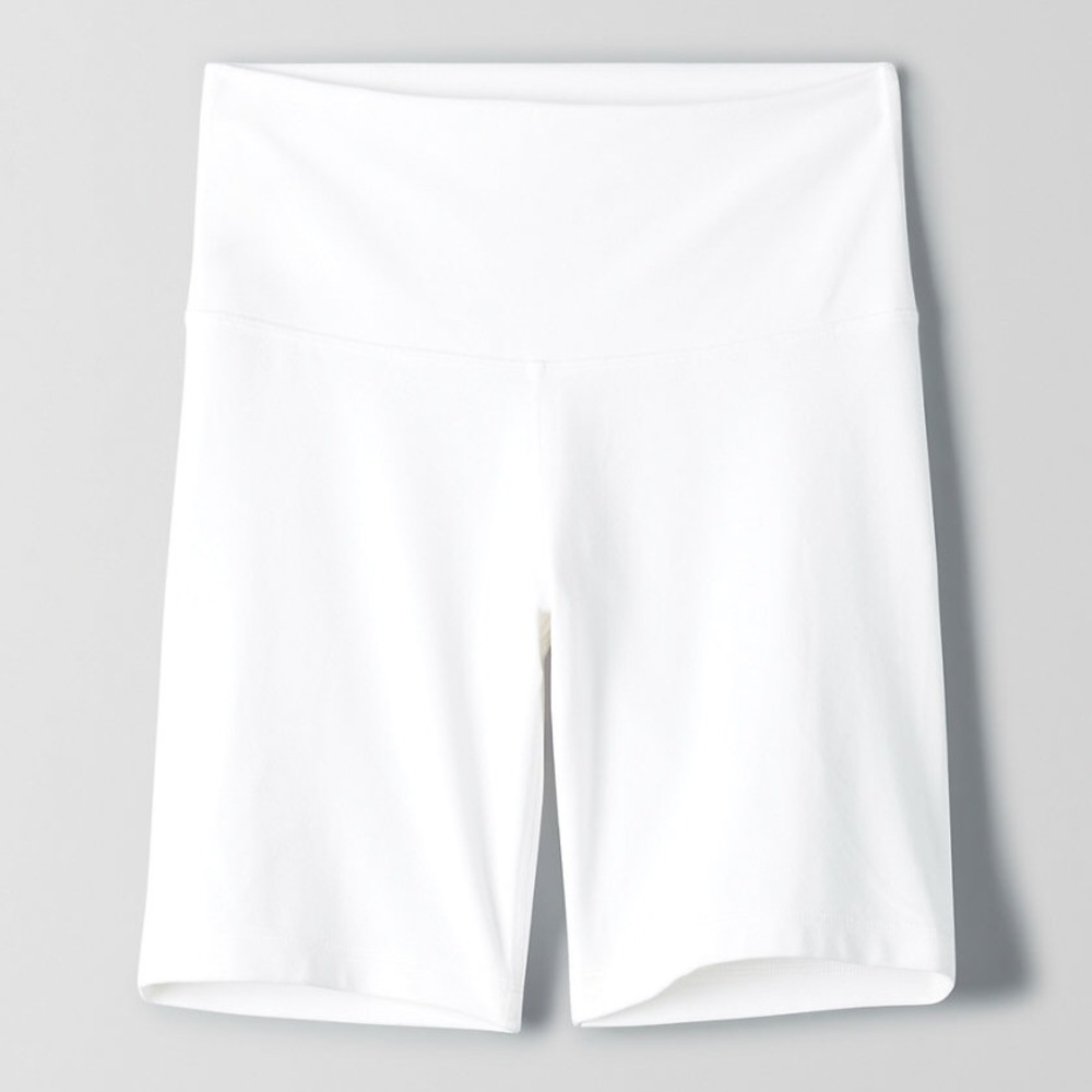 SOLD TNA atmosphere biker short in white